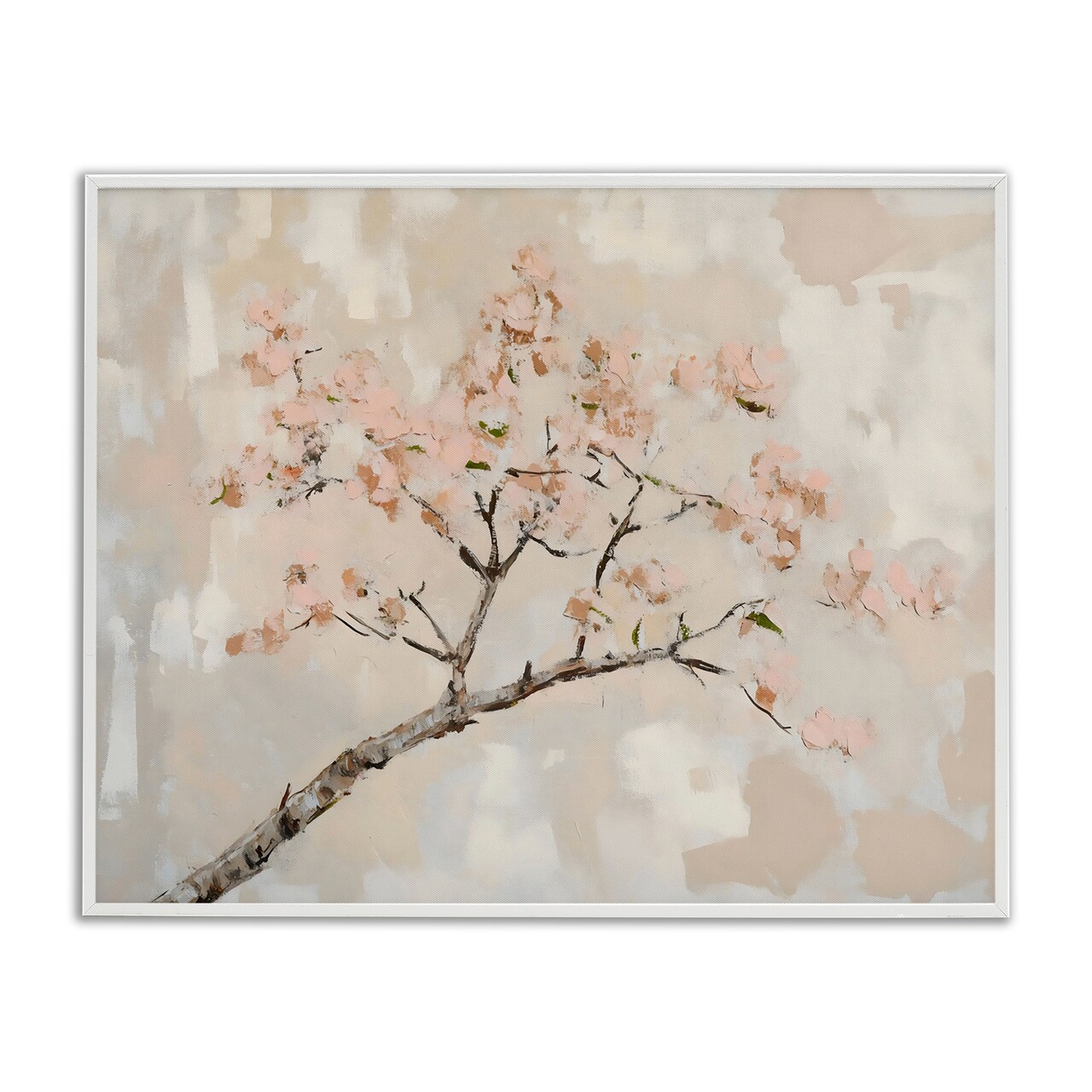 Stupell Industries Muted Cherry Blossoms Branch Framed Giclee, design by Franklyn Gregory